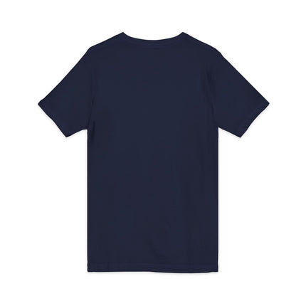 Women's Faithful Collection Short Sleeve V-Neck Shirt with White Logo