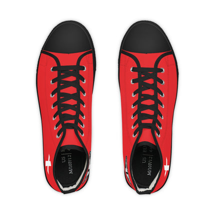 Angel Forged Vintage Collection Red High Top Sneakers