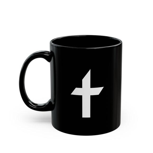 Faithful Collection Black Mug (11oz, 15oz) with White Logo