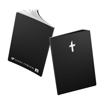 Faithful Collection Black Journal with White Logo