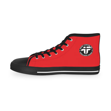 Angel Forged Vintage Collection Red High Top Sneakers
