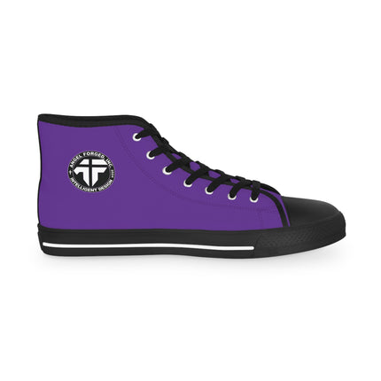 Angel Forged Vintage Collection Purple High Top Sneakers