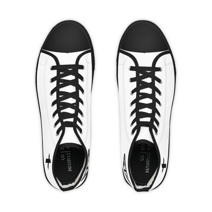 Angel Forged Vintage Collection White High Top Sneakers