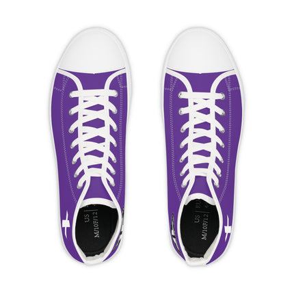 Angel Forged Vintage Collection Purple High Top Sneakers