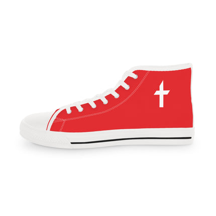 Angel Forged Vintage Collection Red High Top Sneakers