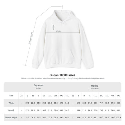 Men's Hooded Sweatshirt with White Faithful Logo