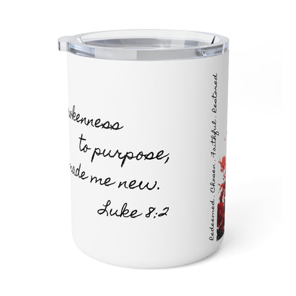 Angel Collection White Insulated Coffee Mug, 10oz
