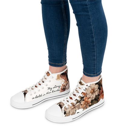 Women's Angel Collection White High Top Sneakers