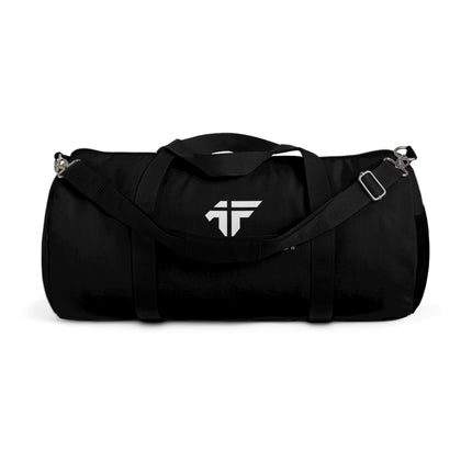 Black Duffel Bag with White Angel Forged Logo
