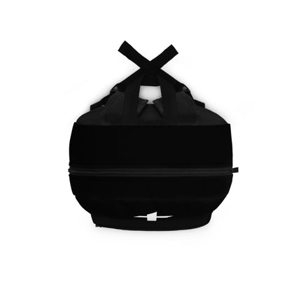 Faithful Collection Black Backpack with White Logo