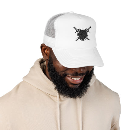 Valiant Collection White Foam Trucker Hat