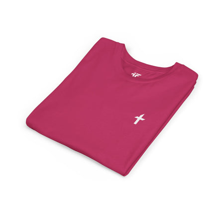 Kid's Short Sleeve T-Shirt with White Faithful Logo