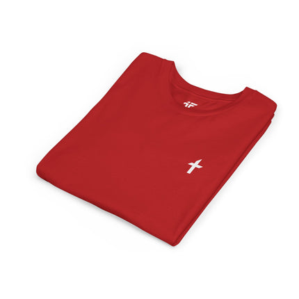 Kid's Short Sleeve T-Shirt with White Faithful Logo