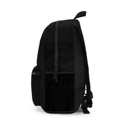Faithful Collection Black Backpack with White Logo
