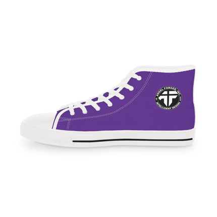 Angel Forged Vintage Collection Purple High Top Sneakers