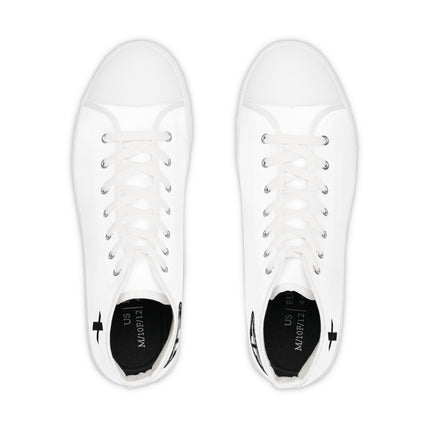 Angel Forged Vintage Collection White High Top Sneakers