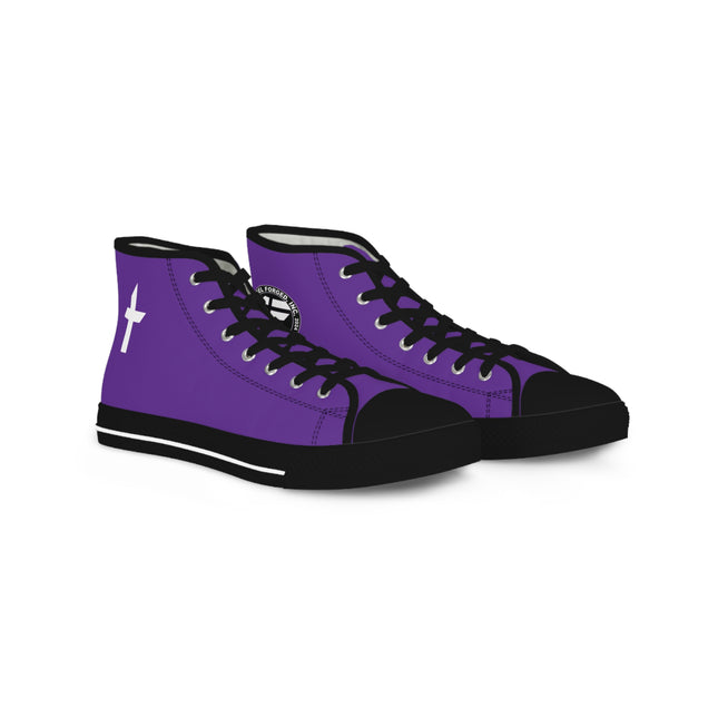 Angel Forged Vintage Collection Purple High Top Sneakers