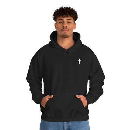 Men's Hooded Sweatshirt with White Faithful Logo