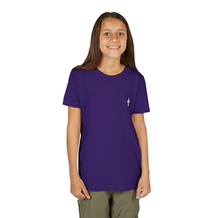 Kid's Short Sleeve T-Shirt with White Faithful Logo