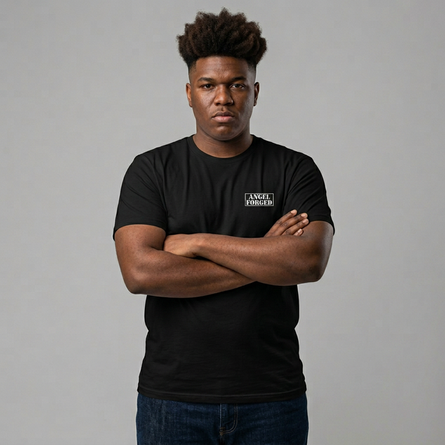 Men's Iron Collection T-Shirt with White Logo