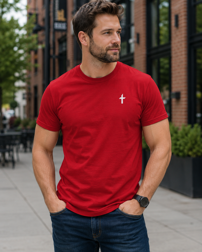 Men's Faithful Collection T-Shirt with White Logo