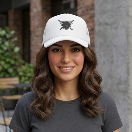 Valiant Collection White Foam Trucker Hat