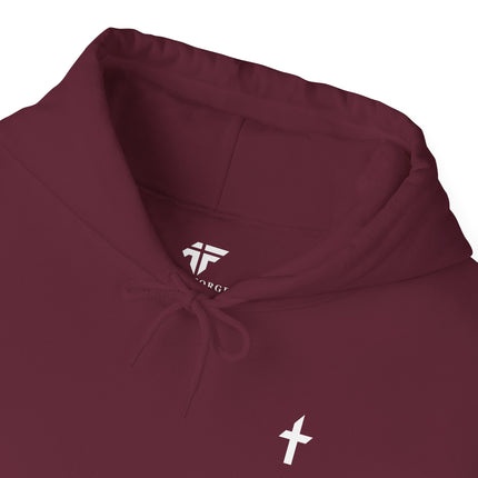 Men's Hooded Sweatshirt with White Faithful Logo