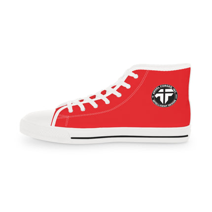 Angel Forged Vintage Collection Red High Top Sneakers