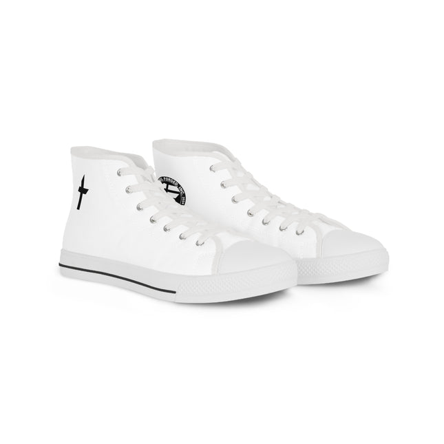 Angel Forged Vintage Collection White High Top Sneakers
