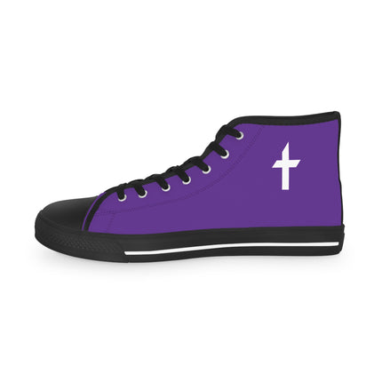 Angel Forged Vintage Collection Purple High Top Sneakers
