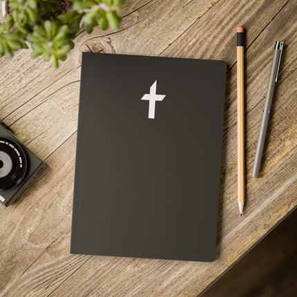 Faithful Collection Black Journal with White Logo