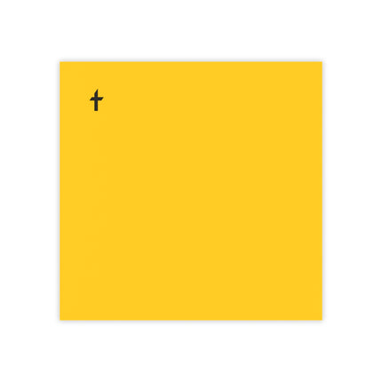 Faithful Collection Yellow Sticky Notes with Black Logo