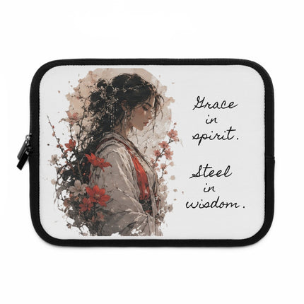 Angel Collection White Laptop Sleeve