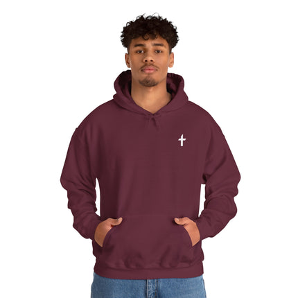 Men's Hooded Sweatshirt with White Faithful Logo
