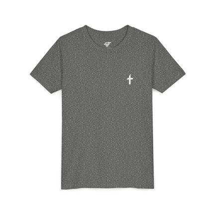Kid's Short Sleeve T-Shirt with White Faithful Logo