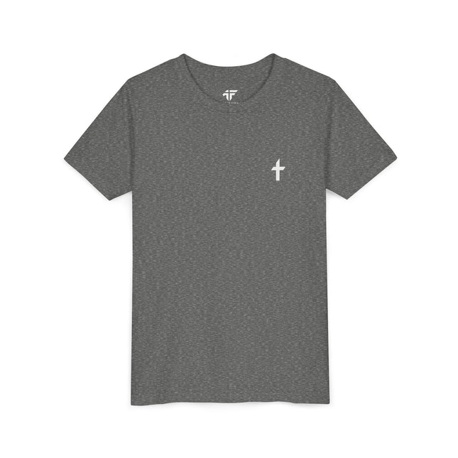 Kid's Short Sleeve T-Shirt with White Faithful Logo