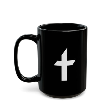 Faithful Collection Black Mug (11oz, 15oz) with White Logo