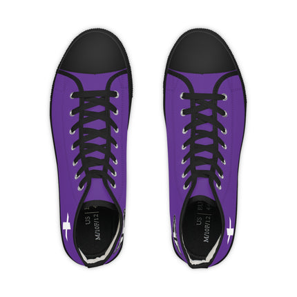 Angel Forged Vintage Collection Purple High Top Sneakers