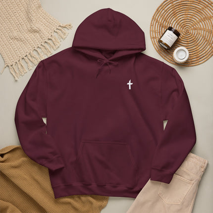 Men's Hooded Sweatshirt with White Faithful Logo