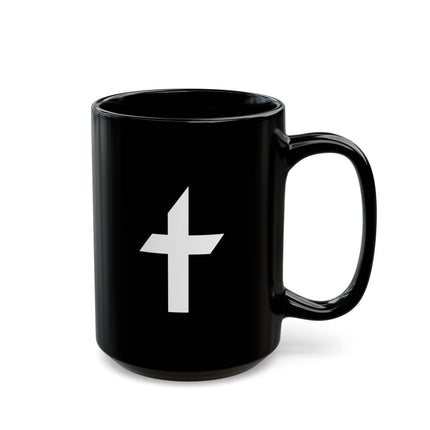 Faithful Collection Black Mug (11oz, 15oz) with White Logo