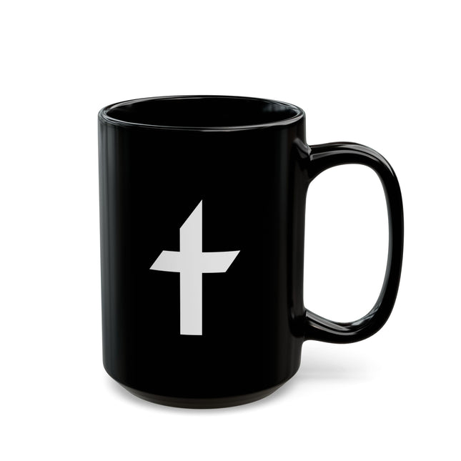 Faithful Collection Black Mug (11oz, 15oz) with White Logo