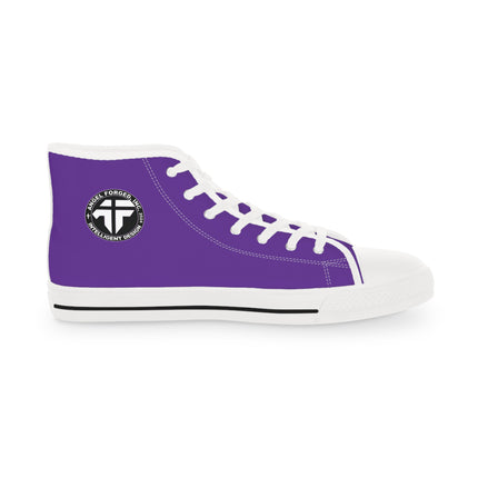 Angel Forged Vintage Collection Purple High Top Sneakers