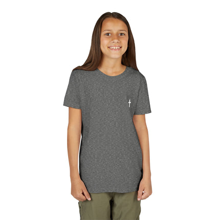 Kid's Short Sleeve T-Shirt with White Faithful Logo