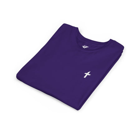 Kid's Short Sleeve T-Shirt with White Faithful Logo