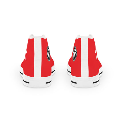 Angel Forged Vintage Collection Red High Top Sneakers