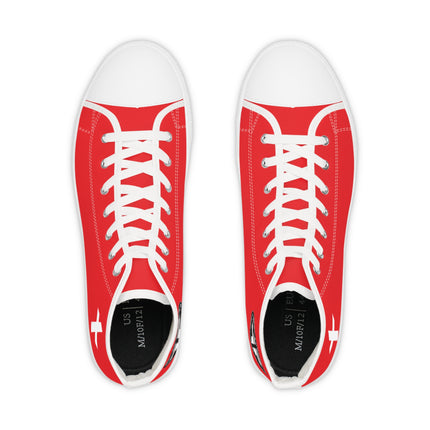 Angel Forged Vintage Collection Red High Top Sneakers