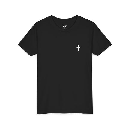 Kid's Short Sleeve T-Shirt with White Faithful Logo