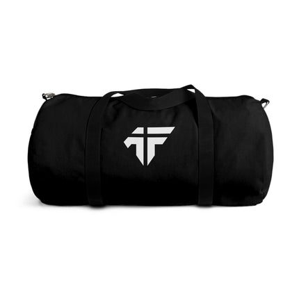 Black Duffel Bag with White Angel Forged Logo