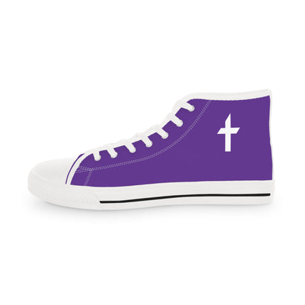 Angel Forged Vintage Collection Purple High Top Sneakers