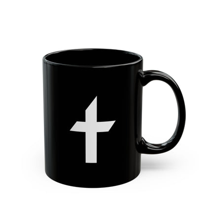 Faithful Collection Black Mug (11oz, 15oz) with White Logo